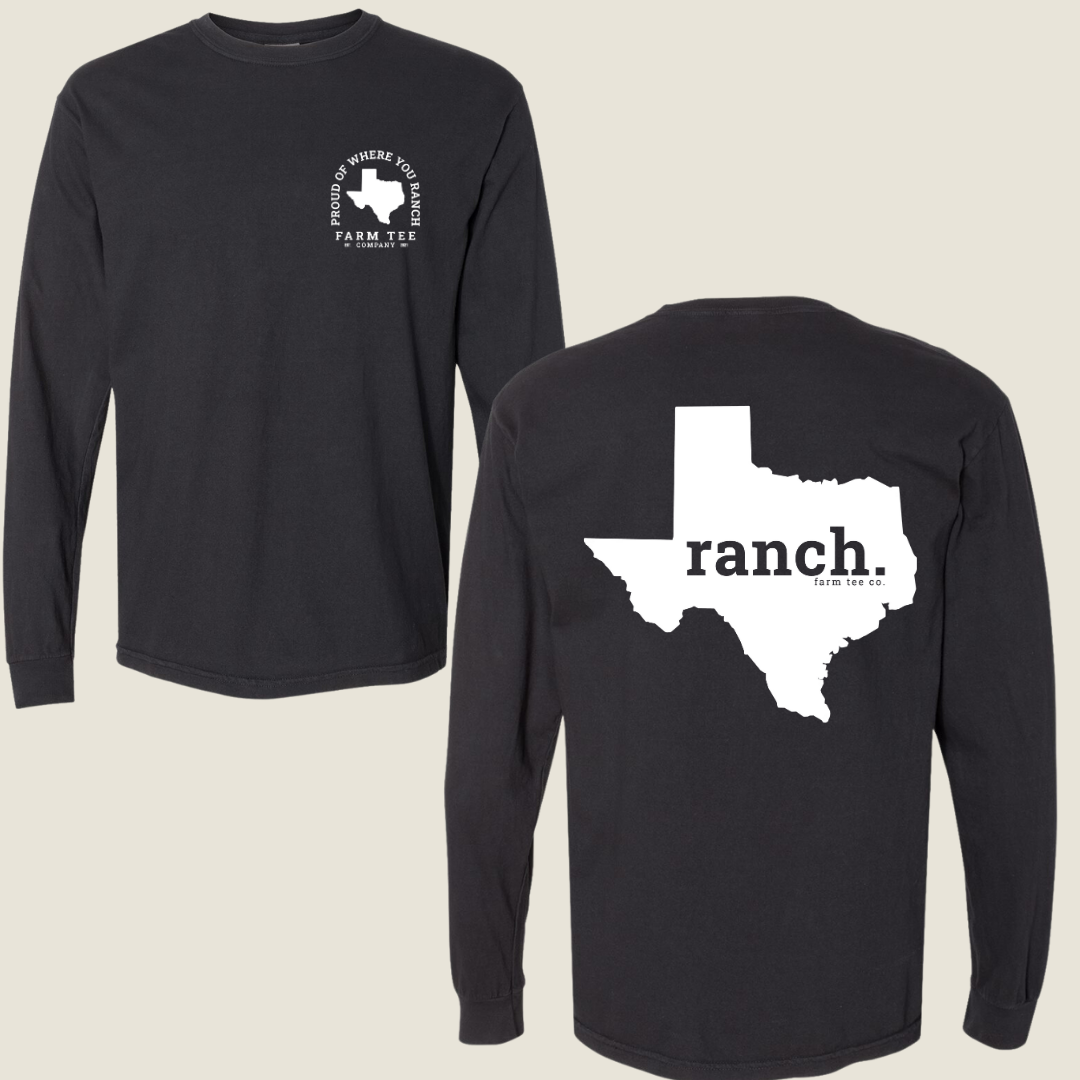 Texas RANCH Casual Long Sleeve Tee