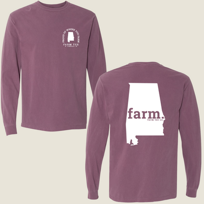 Alabama FARM Casual Long Sleeve Tee