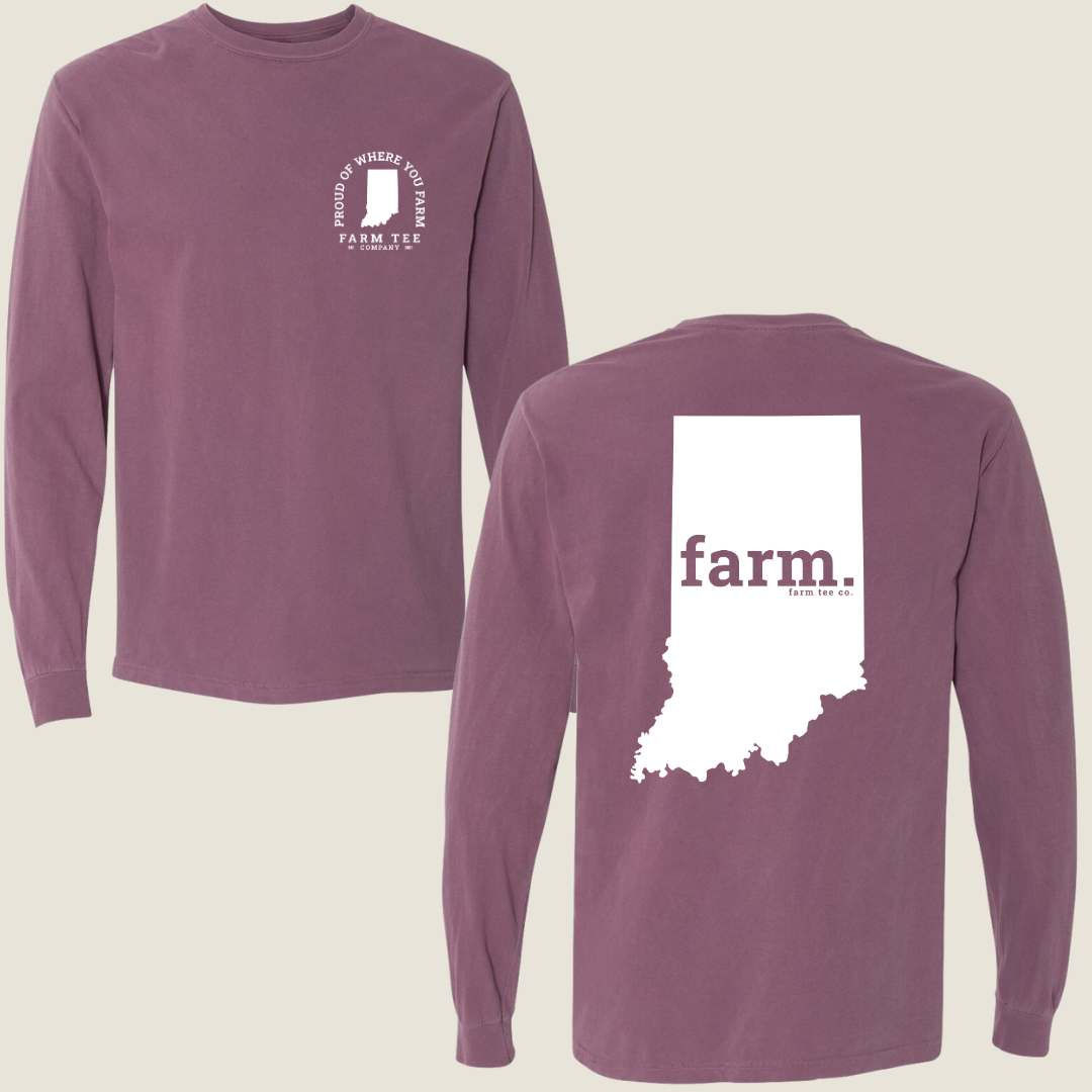 Indiana FARM Casual Long Sleeve Tee