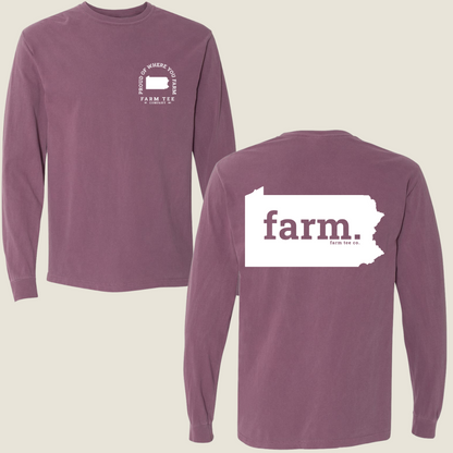 Pennsylvania FARM Casual Long Sleeve Tee