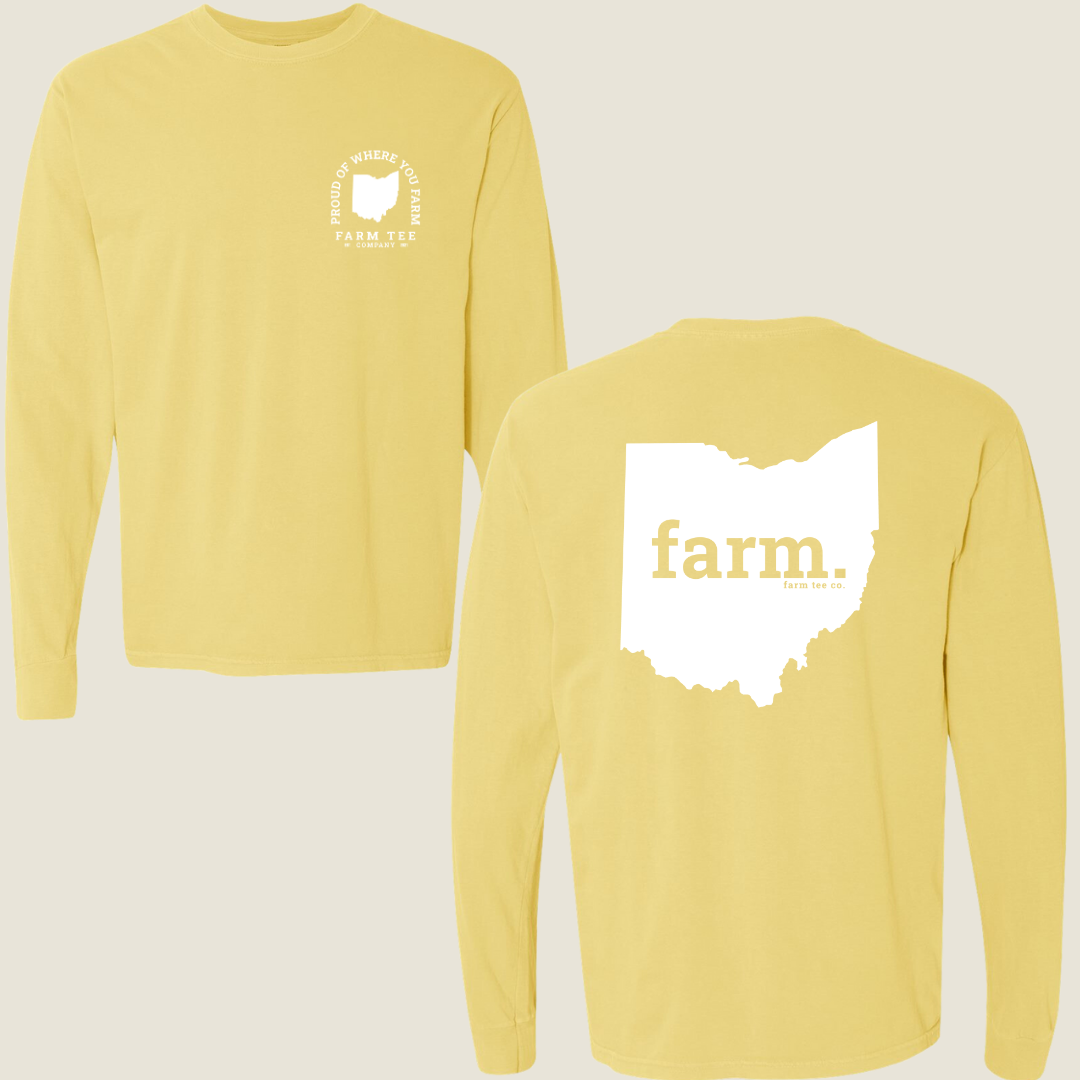 Ohio FARM Casual Long Sleeve Tee