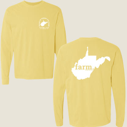 West Virginia FARM Casual Long Sleeve Tee