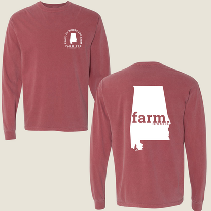 Alabama FARM Casual Long Sleeve Tee