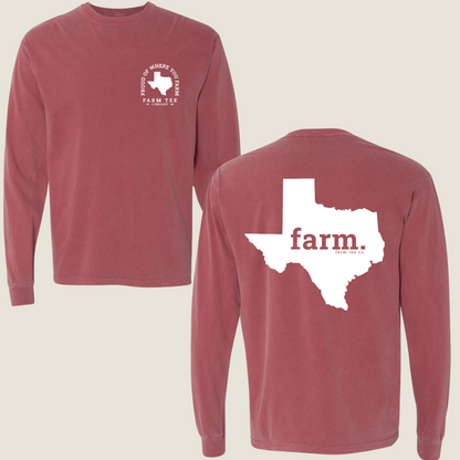 Texas FARM Casual Long Sleeve Tee