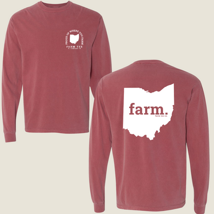 Ohio FARM Casual Long Sleeve Tee