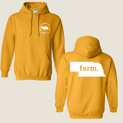 Nebraska FARM Casual Hoodie