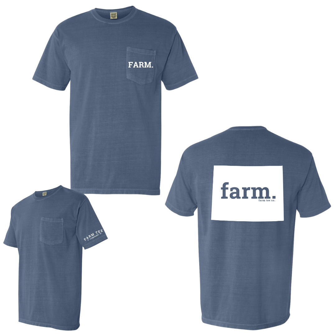 Wyoming FARM Pocket Tee