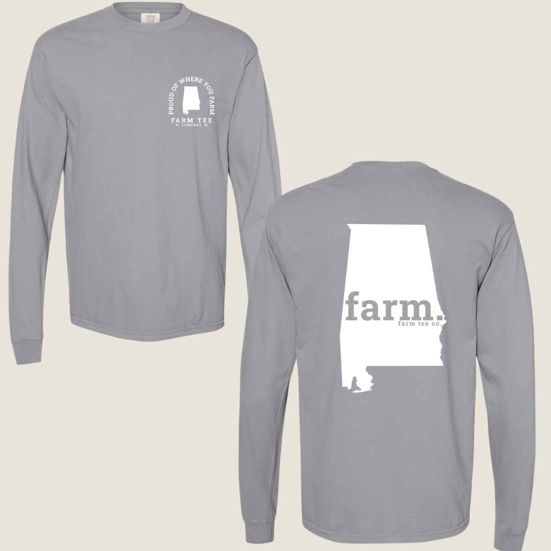 Alabama FARM Casual Long Sleeve Tee