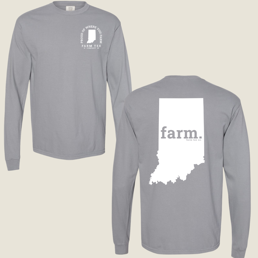 Indiana FARM Casual Long Sleeve Tee