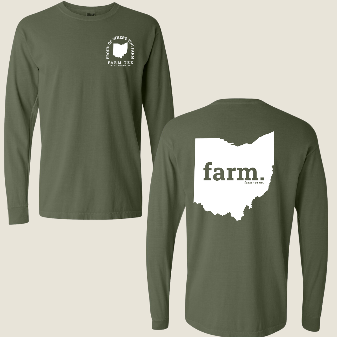 Ohio FARM Casual Long Sleeve Tee