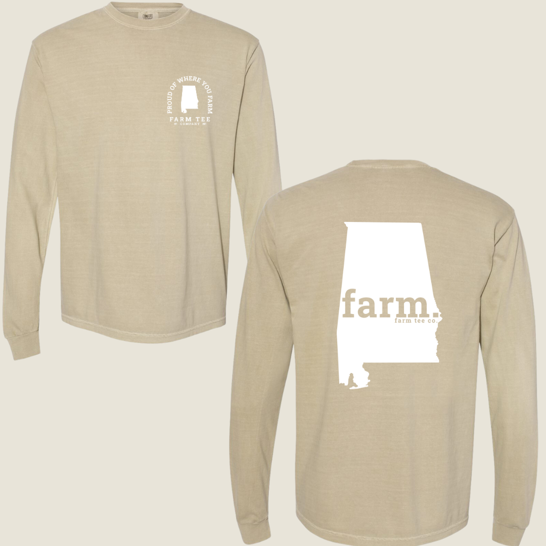 Alabama FARM Casual Long Sleeve Tee