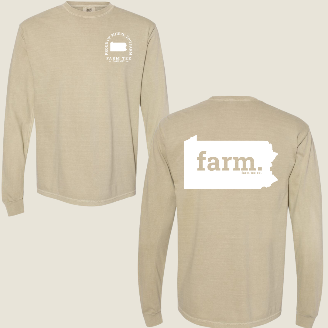 Pennsylvania FARM Casual Long Sleeve Tee