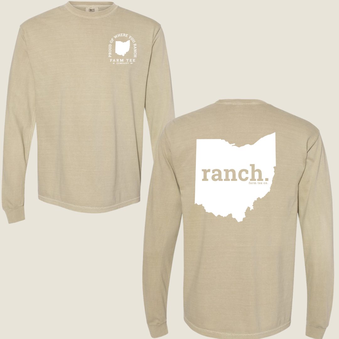 Ohio RANCH Casual Long Sleeve Tee