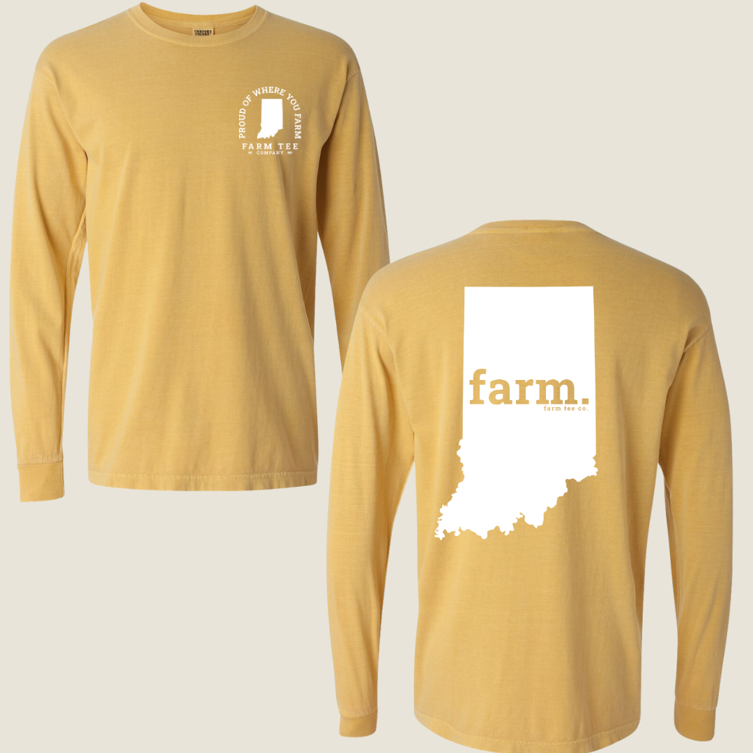 Indiana FARM Casual Long Sleeve Tee