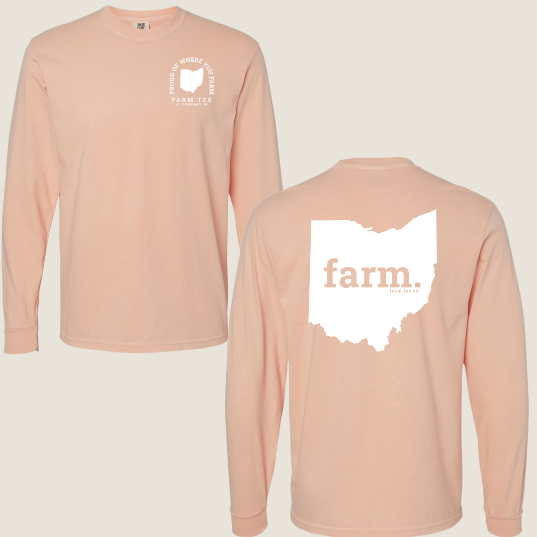 Ohio FARM Casual Long Sleeve Tee