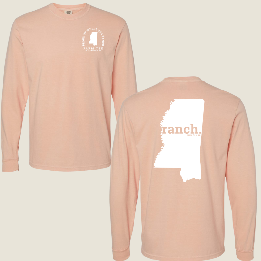 Mississippi RANCH Casual Long Sleeve Tee