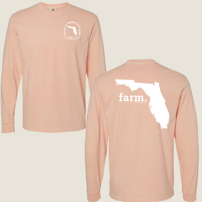 Florida FARM Casual Long Sleeve Tee