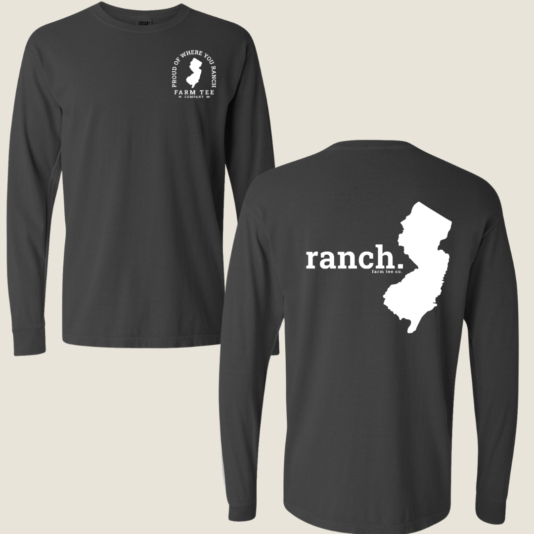 New Jersey RANCH Casual Long Sleeve Tee