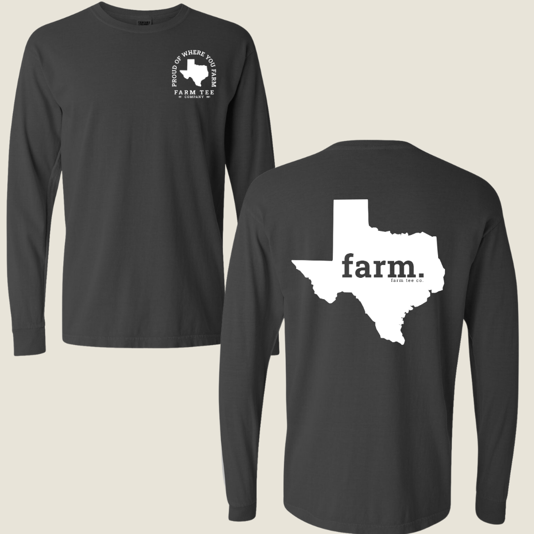 Texas FARM Casual Long Sleeve Tee