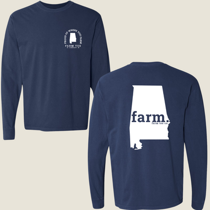 Alabama FARM Casual Long Sleeve Tee