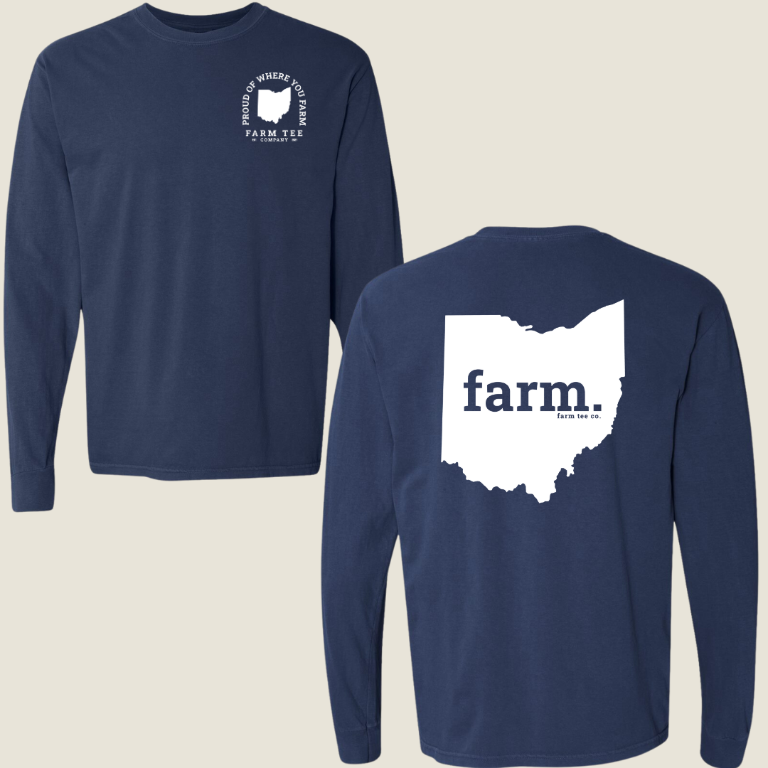 Ohio FARM Casual Long Sleeve Tee