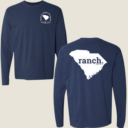 South Carolina RANCH Casual Long Sleeve Tee