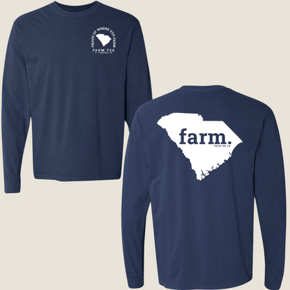 South Carolina FARM Casual Long Sleeve Tee