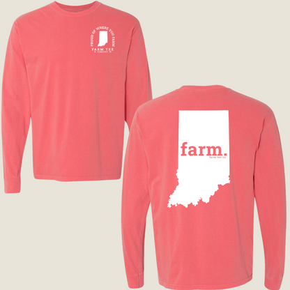 Indiana FARM Casual Long Sleeve Tee