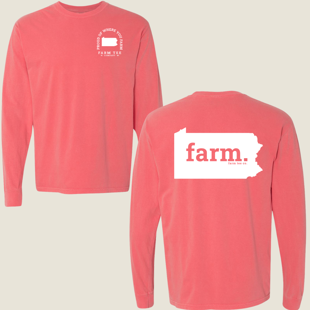 Pennsylvania FARM Casual Long Sleeve Tee