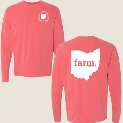 Ohio FARM Casual Long Sleeve Tee