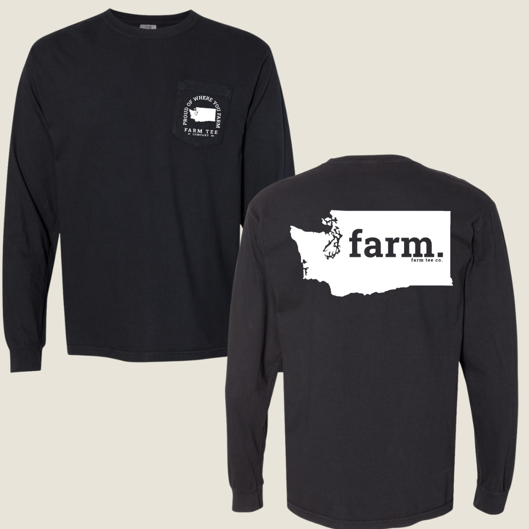 Washington FARM Pocket Long Sleeve Tee