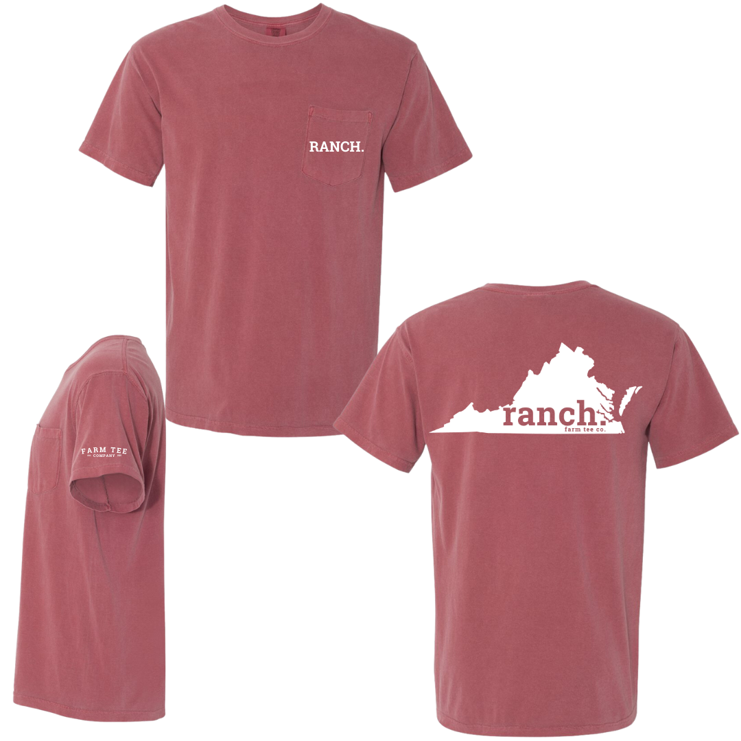 Virginia RANCH Pocket Tee