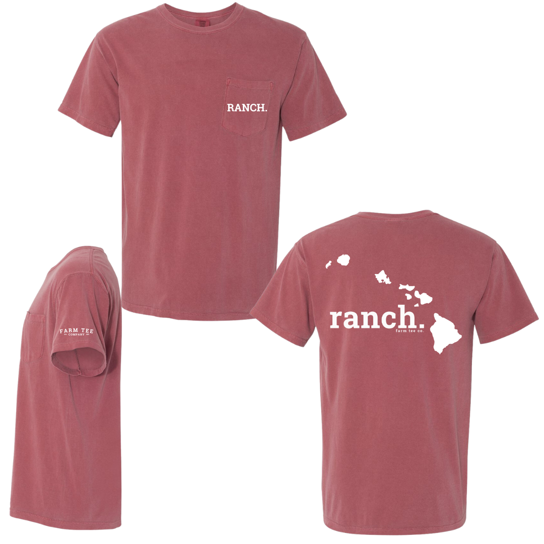 Hawaii RANCH Pocket Tee