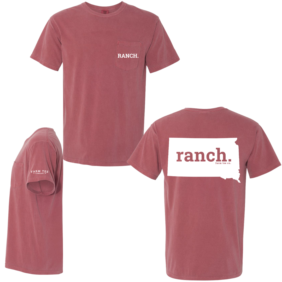 South Dakota RANCH Pocket Tee