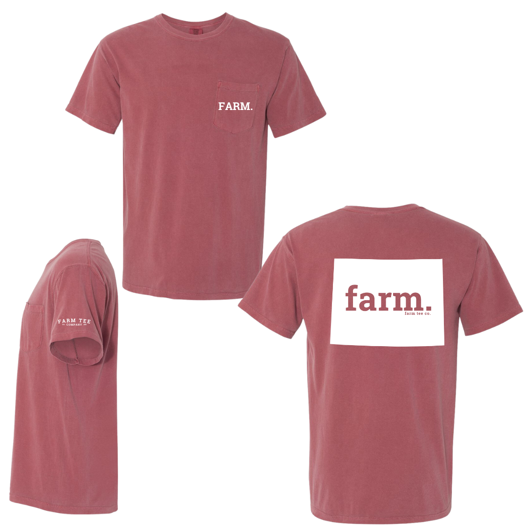 Wyoming FARM Pocket Tee