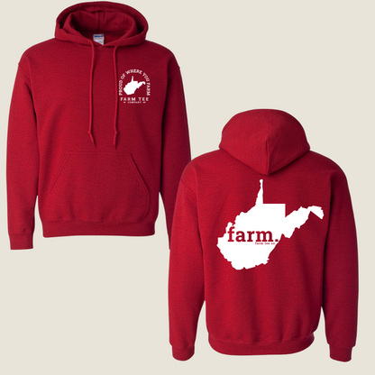 West Virginia FARM Casual Hoodie