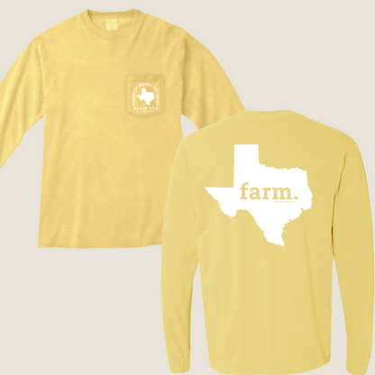 Texas FARM Pocket Long Sleeve Tee