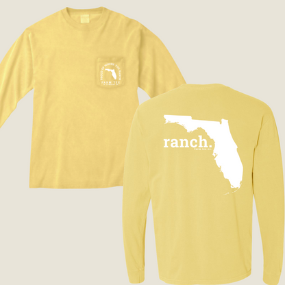 Florida RANCH Pocket Long Sleeve Tee