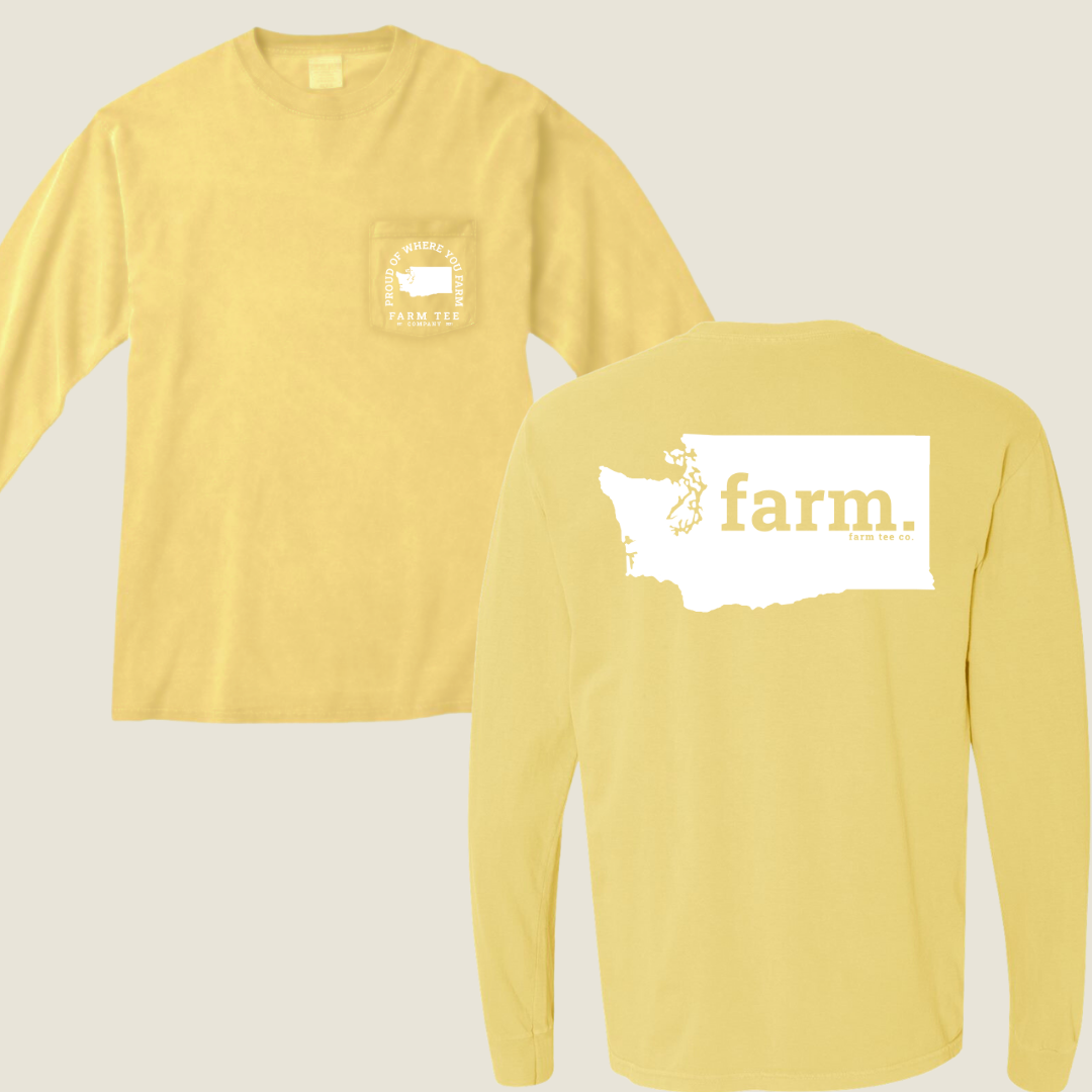 Washington FARM Pocket Long Sleeve Tee