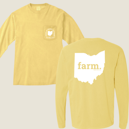 Ohio FARM Pocket Long Sleeve Tee