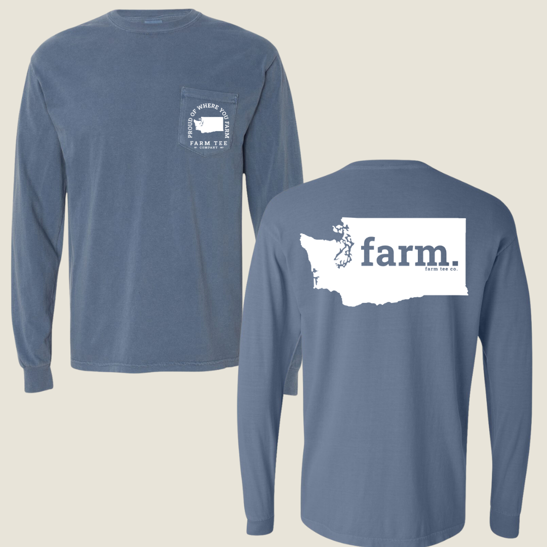 Washington FARM Pocket Long Sleeve Tee