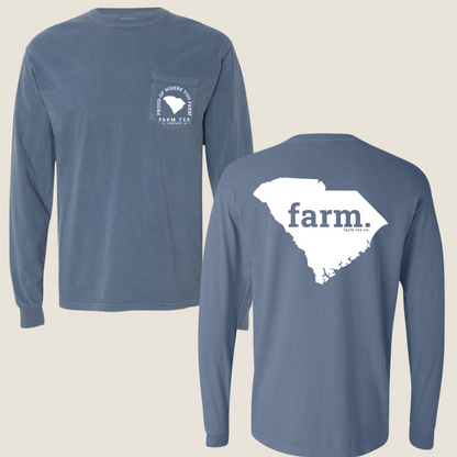 South Carolina FARM Pocket Long Sleeve Tee