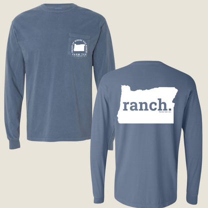 Oregon RANCH Pocket Long Sleeve Tee