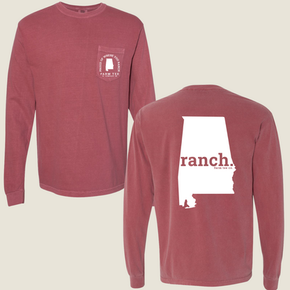 Alabama RANCH Pocket Long Sleeve Tee