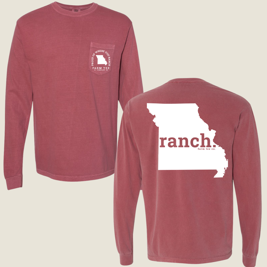 Missouri RANCH Pocket Long Sleeve Tee