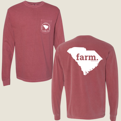 South Carolina FARM Pocket Long Sleeve Tee