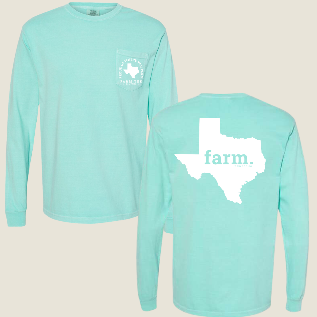 Texas FARM Pocket Long Sleeve Tee