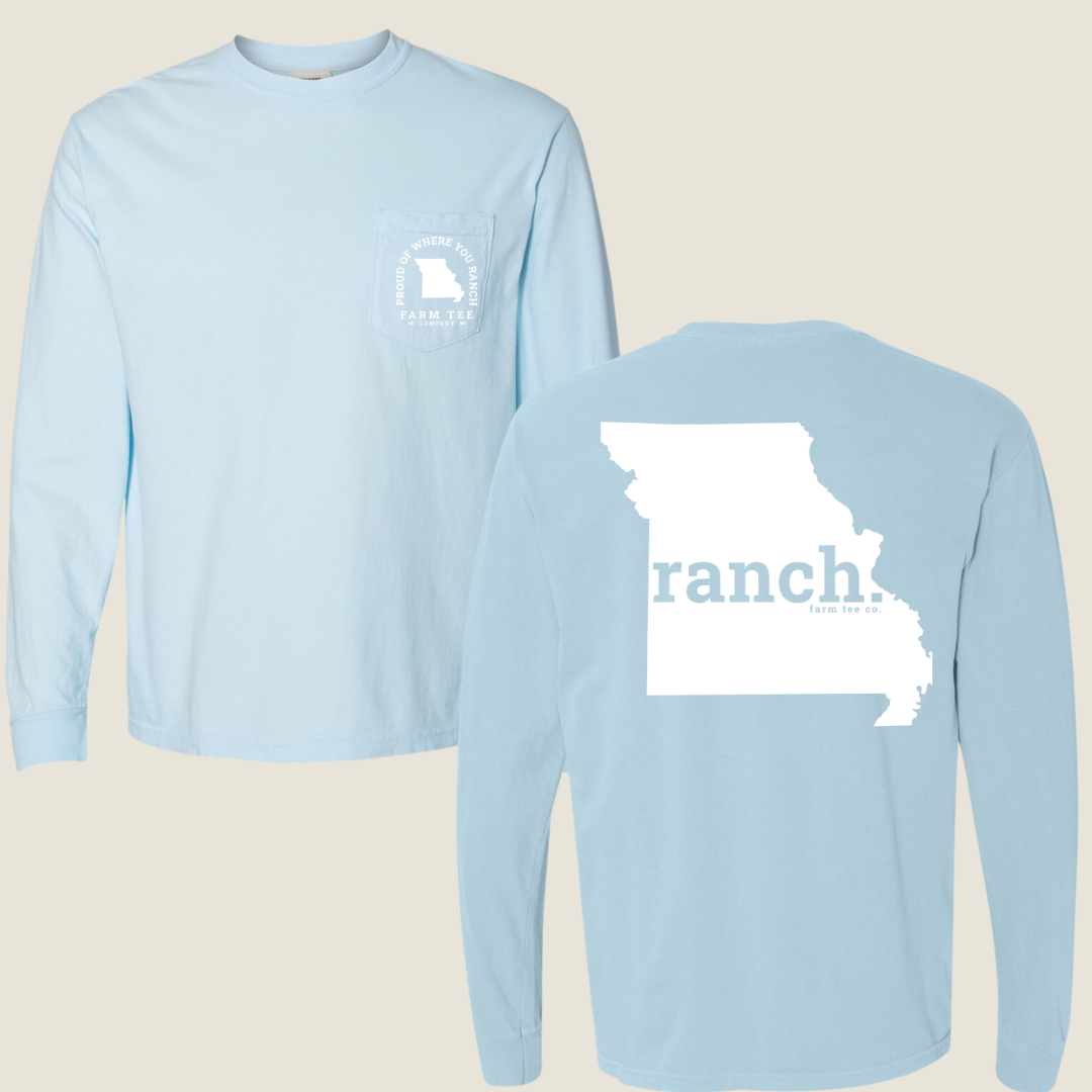 Missouri RANCH Pocket Long Sleeve Tee