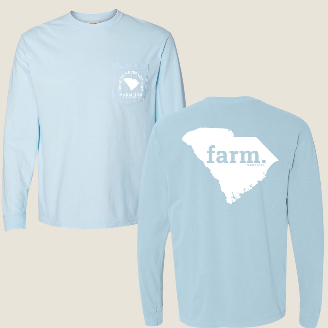 South Carolina FARM Pocket Long Sleeve Tee