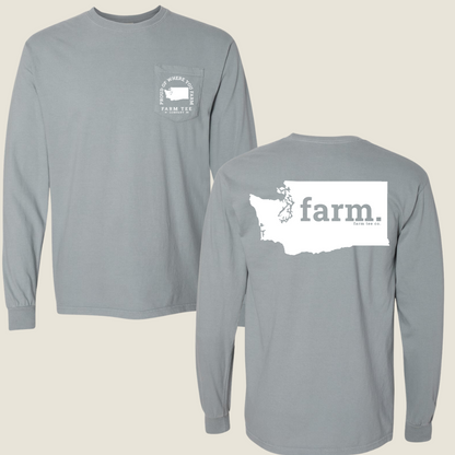 Washington FARM Pocket Long Sleeve Tee